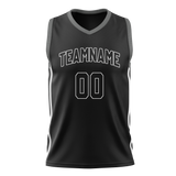 Custom Black & Gray Colors Design Sports Basketball Jersey BS01BN020103