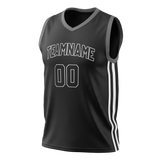 Custom Black & Gray Colors Design Sports Basketball Jersey BS01BN020103