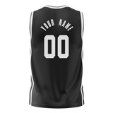 Custom Black & White Colors Design Sports Basketball Jersey BS01BN030102