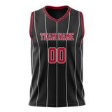 Custom Black & Red Colors Design Sports Basketball Jersey BS01CB030109