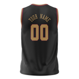 Custom Black & Gold Colors Design Sports Basketball Jersey BS01CC030113