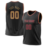 Custom Black & Gold Colors Design Sports Basketball Jersey BS01CC030113