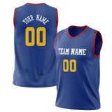 Custom Royal Blue & White Colors Design Sports Basketball Jersey BS01DN031902