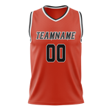 Custom Red & Black Colors Design Sports Basketball Jersey BS01HR080901