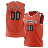 Custom Red & Black Colors Design Sports Basketball Jersey BS01HR080901