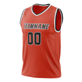 Custom Red & Black Colors Design Sports Basketball Jersey BS01HR080901