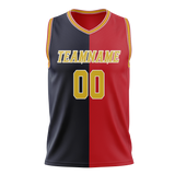 Custom Black & Red Colors Design Sports Basketball Jersey BS01HR090109