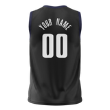 Custom Black & Navy Blue Colors Design Sports Basketball Jersey BS01IP040118