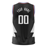 Custom Black & White Colors Design Sports Basketball Jersey BS01LAC030102