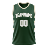 Custom Kelly Green & White Colors Design Sports Basketball Jersey BS01MB031502