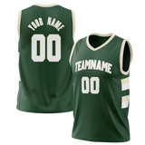 Custom Kelly Green & White Colors Design Sports Basketball Jersey BS01MB031502