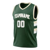 Custom Kelly Green & White Colors Design Sports Basketball Jersey BS01MB031502