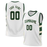 Custom White & Kelly Green Colors Design Sports Basketball Jersey BS01MB060215