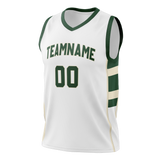 Custom White & Kelly Green Colors Design Sports Basketball Jersey BS01MB060215