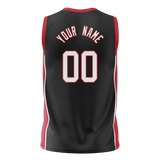 Custom Black & Red Colors Design Sports Basketball Jersey BS01MH020109