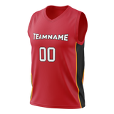 Custom Red & Black Colors Design Sports Basketball Jersey BS01MH030901