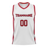 Custom Black & Red Colors Design Sports Basketball Jersey BS01MH040109