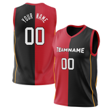 Custom Red & Black Colors Design Sports Basketball Jersey BS01MH050901