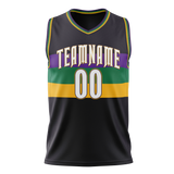 Custom Black & Yellow Colors Design Sports Basketball Jersey BS01NOP010112