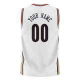 Custom White & Black Colors Design Sports Basketball Jersey BS01NOP020201