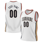 Custom White & Black Colors Design Sports Basketball Jersey BS01NOP020201