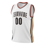 Custom White & Black Colors Design Sports Basketball Jersey BS01NOP020201