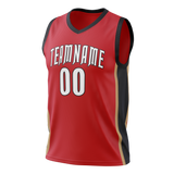 Custom Red & Black Colors Design Sports Basketball Jersey BS01NOP030901