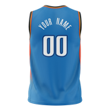 Custom Blue & Black Colors Design Sports Basketball Jersey BS01OCT012001