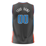 Custom Camo & Blue Colors Design Sports Basketball Jersey BS01OCT030620