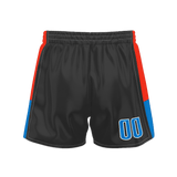 Custom Camo Blue Solid Color Basketball Shorts