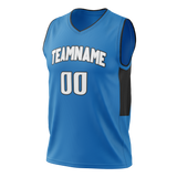 Custom Blue & Black Colors Design Sports Basketball Jersey BS01OM032001