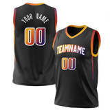 Custom Black & Gold Colors Design Sports Basketball Jersey