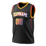 Custom Black & Gold Colors Design Sports Basketball Jersey BS01PS050113