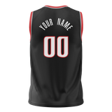 Custom Black & Red Colors Design Sports Basketball Jersey BS01PTB020109