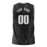 Custom Black & Gray Colors Design Sports Basketball Jersey BS01SAS020103