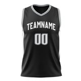 Custom Black & Gray Colors Design Sports Basketball Jersey BS01SAS020103