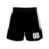 Custom Black Gray Solid Color Basketball Shorts