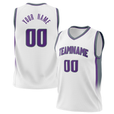 Custom White & Gray Colors Design Sports Basketball Jersey