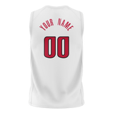 Custom White & Red Colors Design Sports Basketball Jersey BS01TR010209