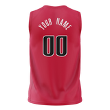 Custom Red & Black Colors Design Sports Basketball Jersey BS01TR020901