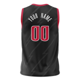 Custom Black & Red Colors Design Sports Basketball Jersey BS01TR030109