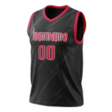 Custom Black & Red Colors Design Sports Basketball Jersey BS01TR030109