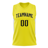 Custom Yellow & Gray Colors Design Sports Basketball Jersey BS01UJ011203