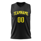 Custom Black & Yellow Colors Design Sports Basketball Jersey BS01UJ030112