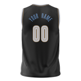 Custom Black & White Colors Design Sports Basketball Jersey BS01VG030102