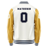 Indiana Pacers #0 Bennedict Mathurin Varsity Letter Jacket