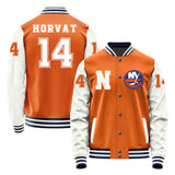 New York lslanders #14 Bo Horvat Varsity Letter Jacket
