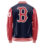 Boston Red Sox Varsity Letter Jacket Custom Letter & Number