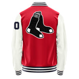 Boston Red Sox Varsity Letter Jacket Custom Letter & Number