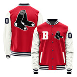 Boston Red Sox Varsity Letter Jacket Custom Letter & Number